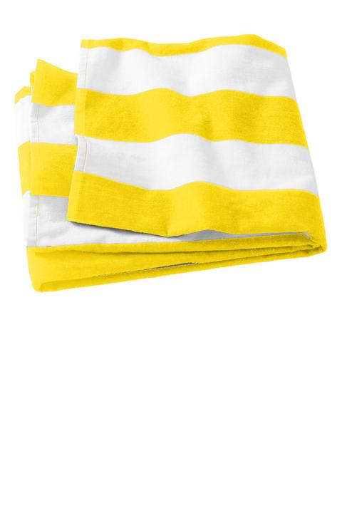 PT43 - Port Authority Cabana Stripe Beach Towel
