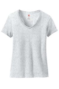 S04V - Hanes Ladies Nano-T Cotton V-Neck T-Shirt