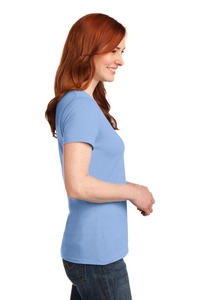 S04V - Hanes Ladies Nano-T Cotton V-Neck T-Shirt