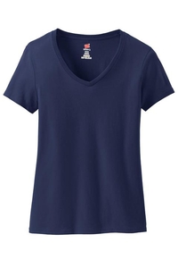 S04V - Hanes Ladies Nano-T Cotton V-Neck T-Shirt