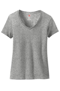 S04V - Hanes Ladies Nano-T Cotton V-Neck T-Shirt
