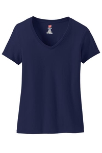 S04V - Hanes Ladies Nano-T Cotton V-Neck T-Shirt