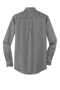 S654 - Port Authority Long Sleeve Gingham Easy Care Shirt