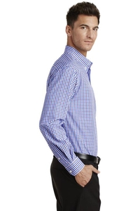 S654 - Port Authority Long Sleeve Gingham Easy Care Shirt