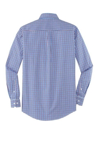 S654 - Port Authority Long Sleeve Gingham Easy Care Shirt