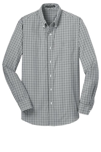 S654 - Port Authority Long Sleeve Gingham Easy Care Shirt