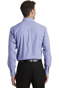 S654 - Port Authority Long Sleeve Gingham Easy Care Shirt