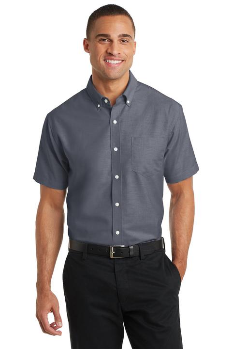 S659 - Port Authority Short Sleeve SuperPro Oxford Shirt