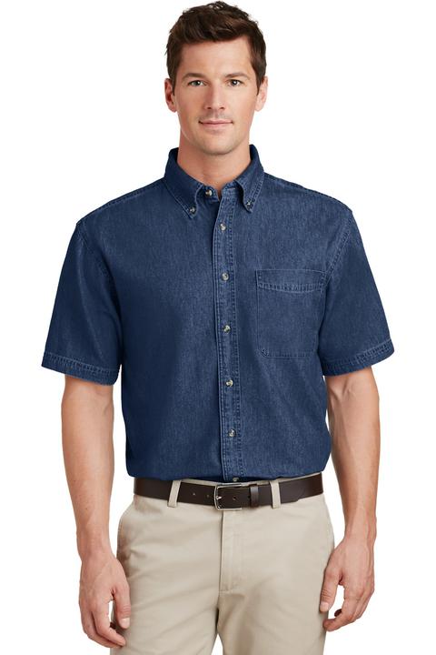 SP11 - Port & Company - Short Sleeve Value Denim Shirt