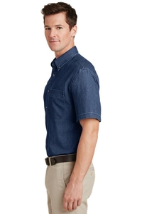 SP11 - Port & Company - Short Sleeve Value Denim Shirt