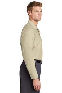SP14 - Red Kap Long Sleeve Industrial Work Shirt