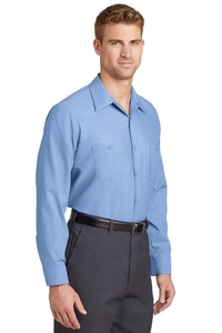 SP14 - Red Kap Long Sleeve Industrial Work Shirt