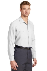 SP14 - Red Kap Long Sleeve Industrial Work Shirt