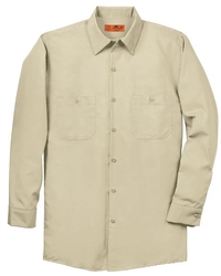 SP14 - Red Kap Long Sleeve Industrial Work Shirt