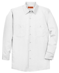SP14 - Red Kap Long Sleeve Industrial Work Shirt