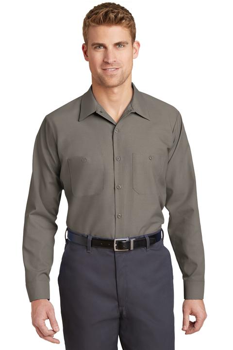 SP14LONG - Red Kap Long Size  Long Sleeve Industrial Work Shirt