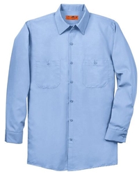 SP14LONG - Red Kap Long Size Long Sleeve Industrial Work Shirt