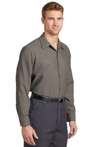 SP14LONG - Red Kap Long Size  Long Sleeve Industrial Work Shirt