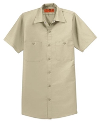 SP24 - Red Kap - Short Sleeve Industrial Work Shirt. SP24
