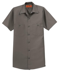 SP24 - Red Kap - Short Sleeve Industrial Work Shirt. SP24