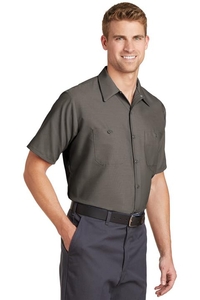 SP24 - Red Kap - Short Sleeve Industrial Work Shirt. SP24