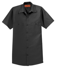 SP24LONG - Red Kap Long Size  Short Sleeve Industrial Work Shirt