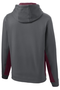 ST235 - Sport-Tek Sport-Wick Fleece Colorblock Hooded Pullover