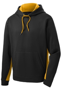 ST235 - Sport-Tek Sport-Wick Fleece Colorblock Hooded Pullover