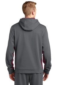 ST235 - Sport-Tek Sport-Wick Fleece Colorblock Hooded Pullover