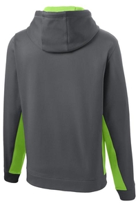 ST235 - Sport-Tek Sport-Wick Fleece Colorblock Hooded Pullover
