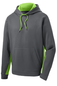 ST235 - Sport-Tek Sport-Wick Fleece Colorblock Hooded Pullover