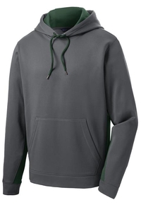 ST235 - Sport-Tek Sport-Wick Fleece Colorblock Hooded Pullover