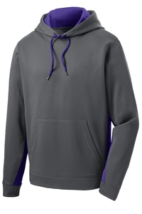 ST235 - Sport-Tek Sport-Wick Fleece Colorblock Hooded Pullover