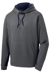 ST235 - Sport-Tek Sport-Wick Fleece Colorblock Hooded Pullover