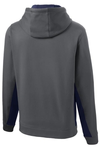 ST235 - Sport-Tek Sport-Wick Fleece Colorblock Hooded Pullover