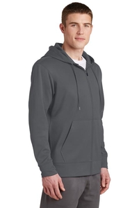 ST238 - Sport-Tek Sport-Wick Fleece Full-Zip Hooded Jacket. ST238