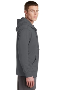 ST238 - Sport-Tek Sport-Wick Fleece Full-Zip Hooded Jacket. ST238
