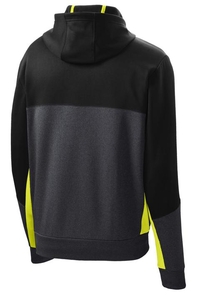 ST245 - Sport-Tek Tech Fleece Colorblock Full-Zip Hooded Jacket