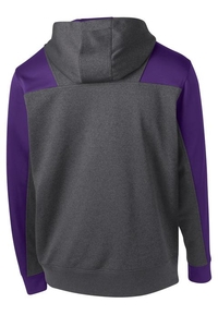 ST249 - Sport-Tek Tech Fleece Colorblock 1/4-Zip Hooded Sweatshirt