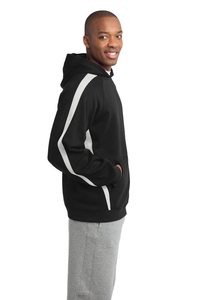 ST265 - Sport-Tek Sleeve Stripe Pullover Hooded Sweatshirt