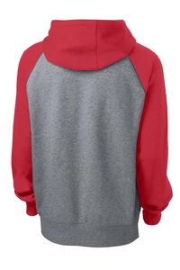 ST267 - Sport-Tek Raglan Colorblock Pullover Hooded Sweatshirt