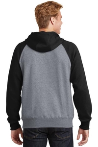 ST267 - Sport-Tek Raglan Colorblock Pullover Hooded Sweatshirt