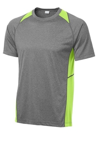 ST361 - Sport-Tek Heather Colorblock Contender Tee