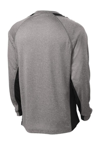 ST361LS - Sport-Tek Long Sleeve Heather Colorblock Contender Tee
