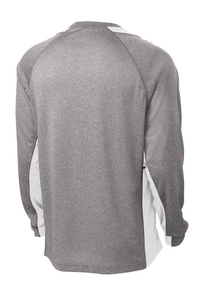 ST361LS - Sport-Tek Long Sleeve Heather Colorblock Contender Tee
