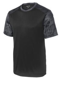 ST371 - Sport-Tek CamoHex Colorblock Tee