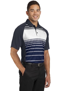 ST600 - Sport-Tek Dry Zone Sublimated Stripe Polo