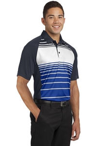 ST600 - Sport-Tek Dry Zone Sublimated Stripe Polo