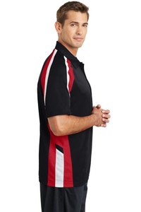 ST654 - Sport-Tek Tricolor Micropique Sport-Wick Polo