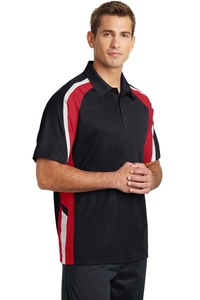ST654 - Sport-Tek Tricolor Micropique Sport-Wick Polo